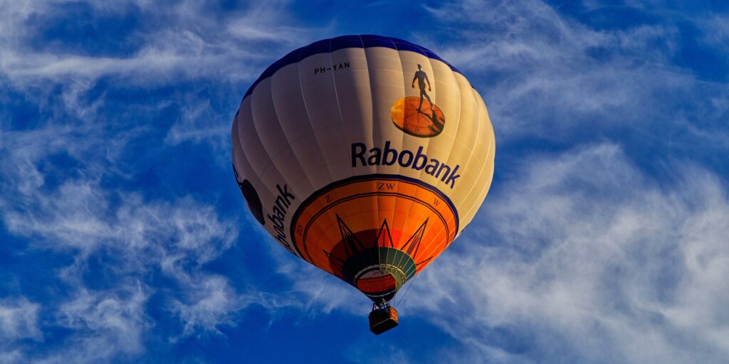 Een Rabobank ballon