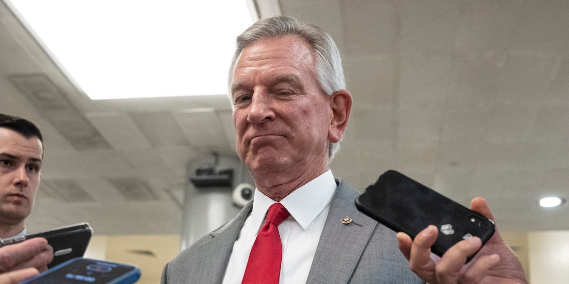 Sen. Tommy Tuberville Doubles Down After Blocking Hundreds Of Military ...