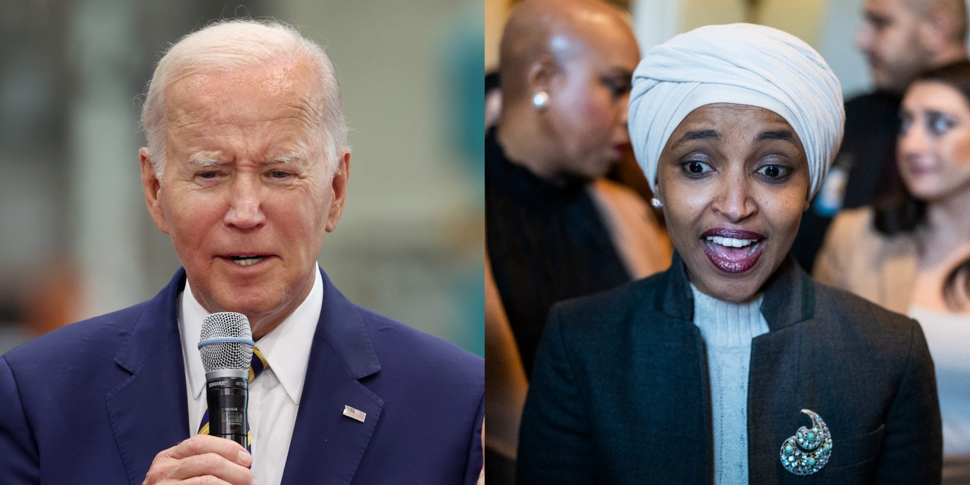 Ilhan Omar slams poll showing Biden beating her by 53 points 'You all