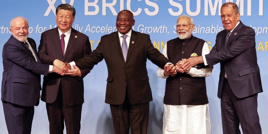 De BRICS-top in Zuid Afrika