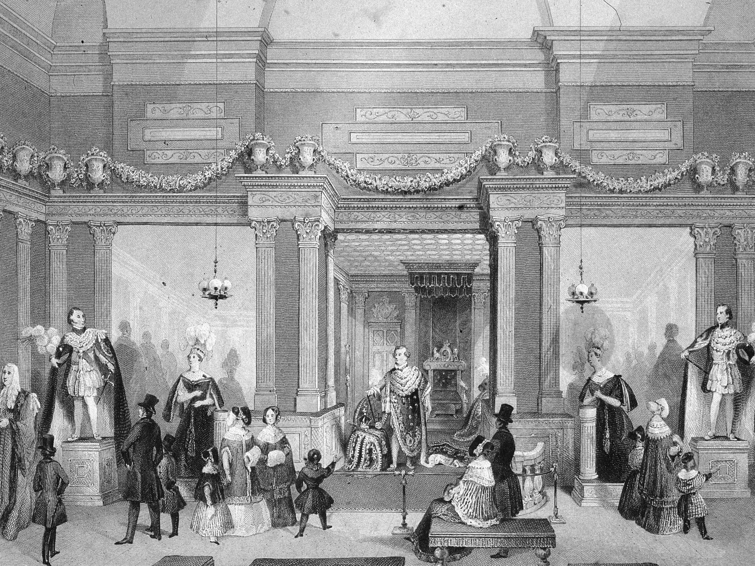 Madame Tussauds Wax Museum circa 1830s.