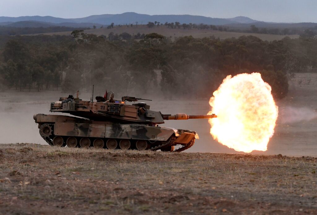 Oekraïne Abrams tank inzet