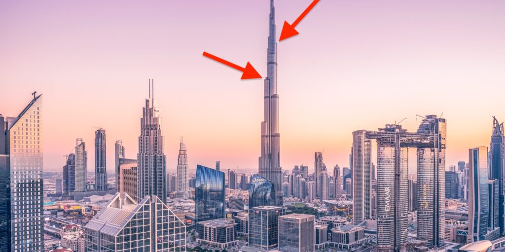 Burj Khalifa in Dubai