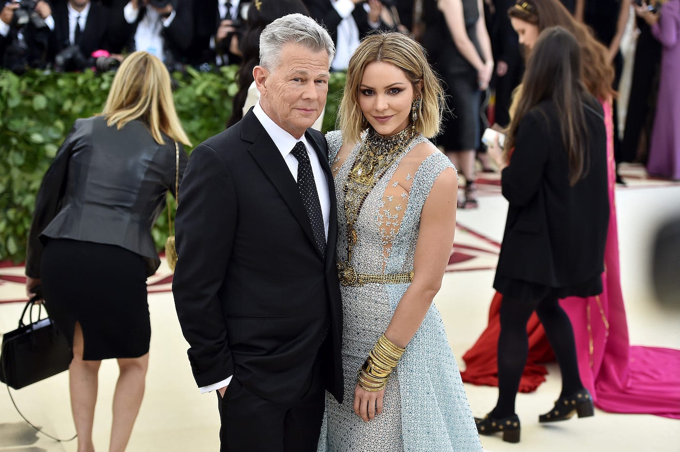 Katharine McPhee and David Foster revealed that their age gap causes  disagreements over disciplining their son