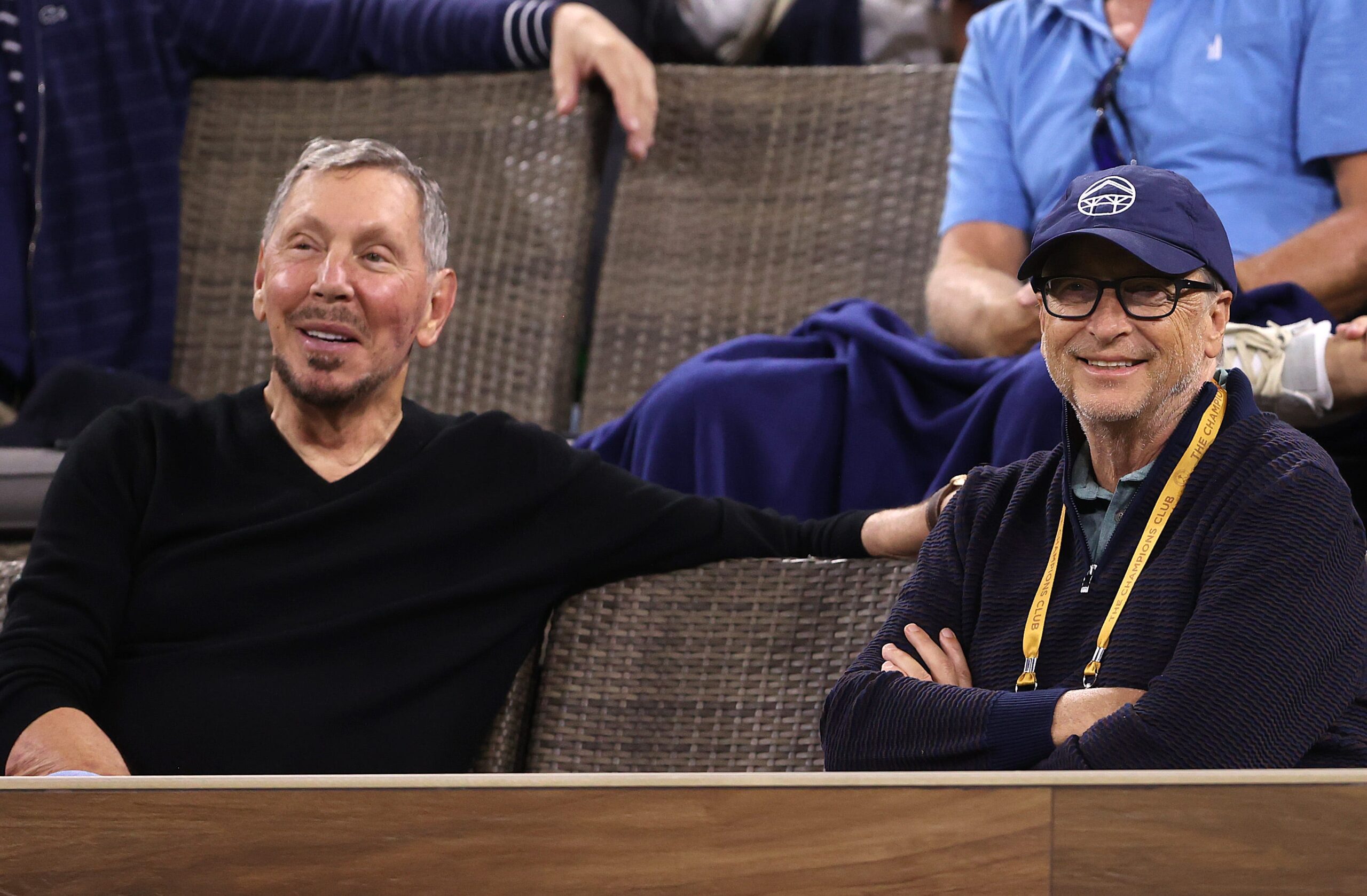 Larry Ellison and Bill Gates