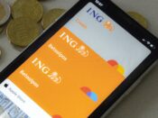 ING app op een smartphoneI. betalen, betaalpakket, betaalpas, online bankieren