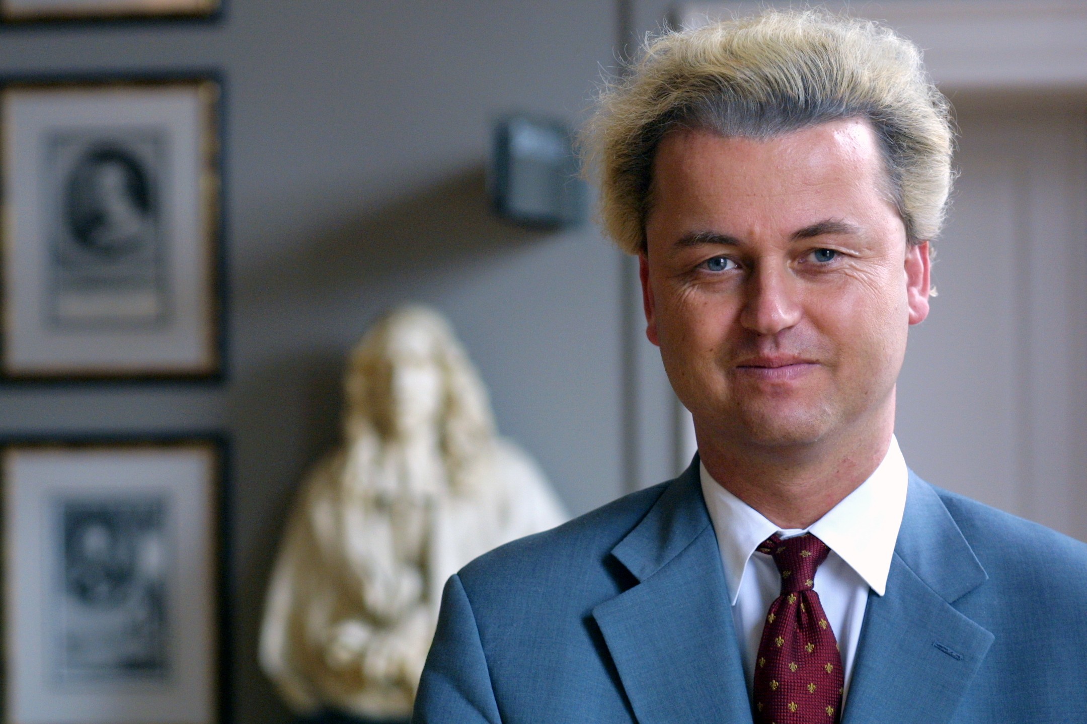 Geert Wilders als Kamerlid voor de VVD in 2001. Foto: Martijn Beekman