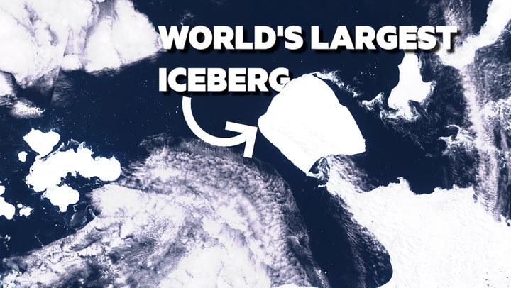 grootste ijsberg ter wereld antarctica