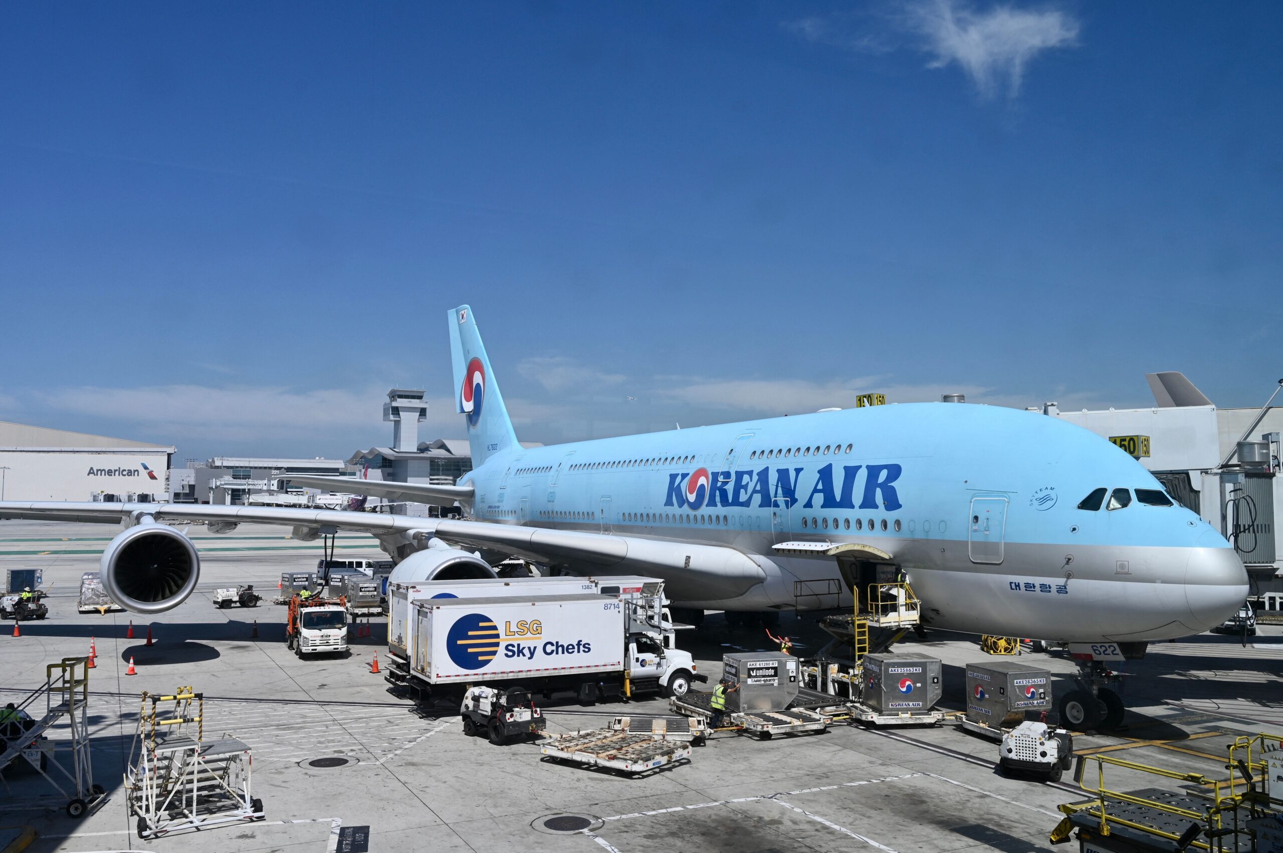 Korean Air vliegt met de Airbus A380 en de Boeing 747.