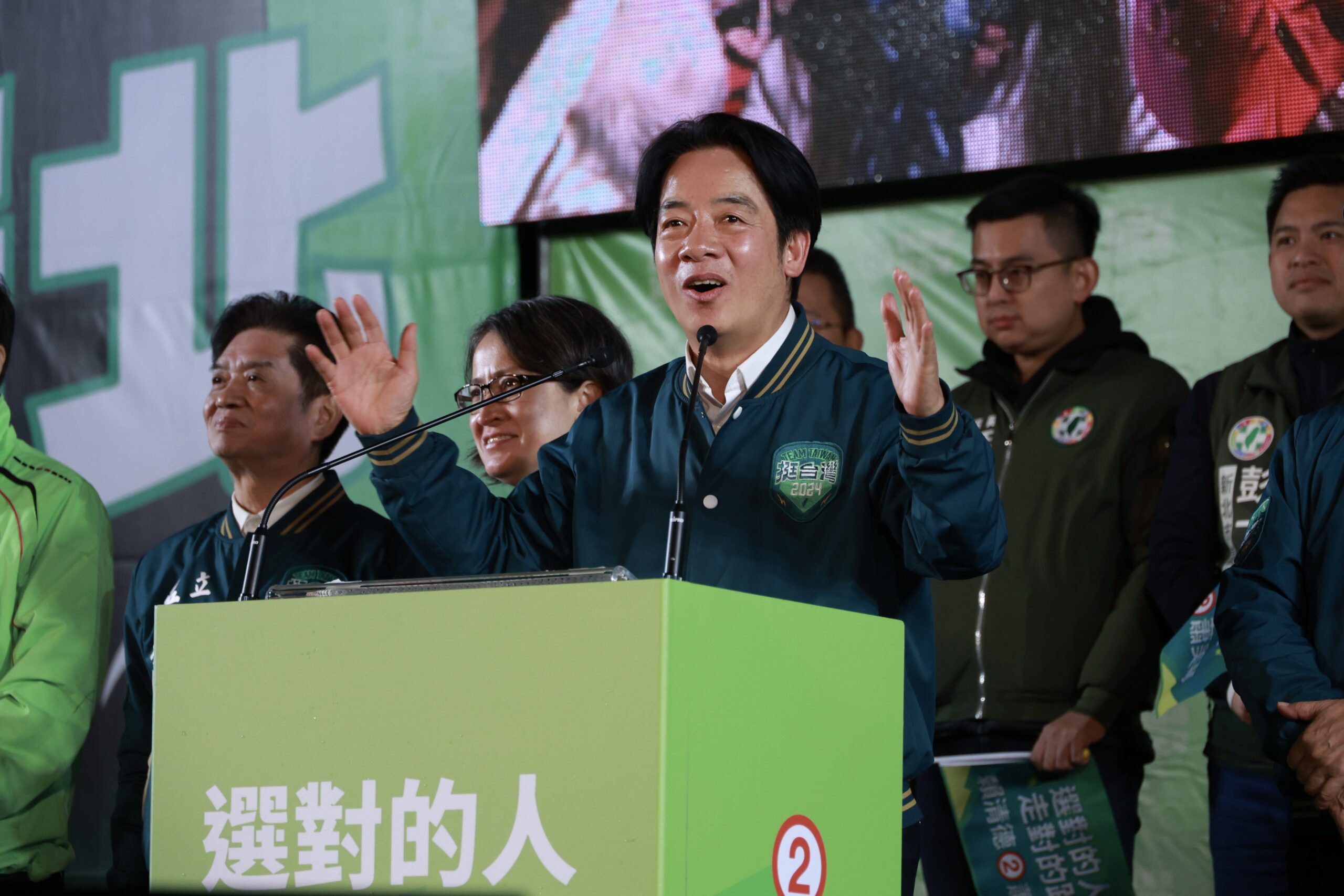 De Taiwanese presidentskandidaat Lai Ching-te, huidig vicepresident namens de DPP. Foto: Sunny Mok/EyePress News/Shutterstock via ANP