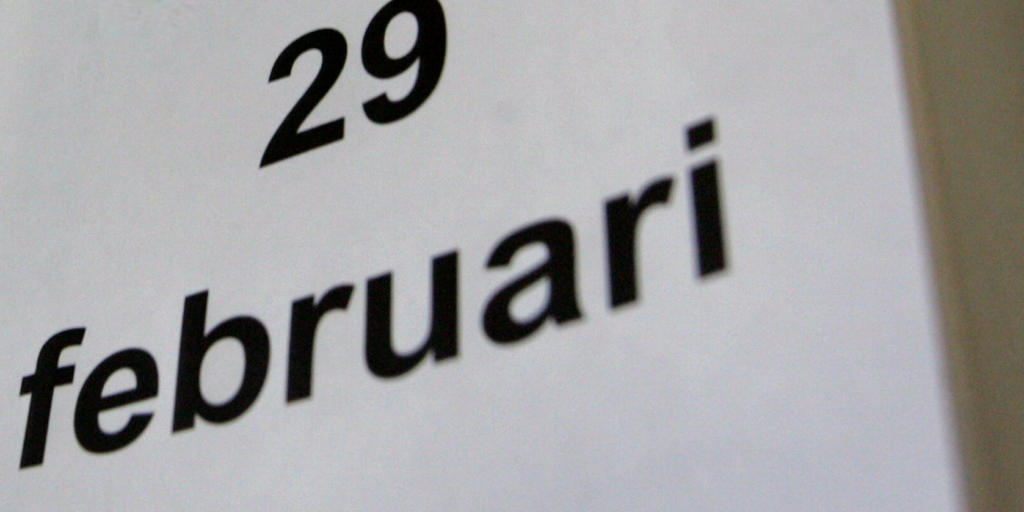 Schrikkeldag 29 februari schrikkeljaar kalender