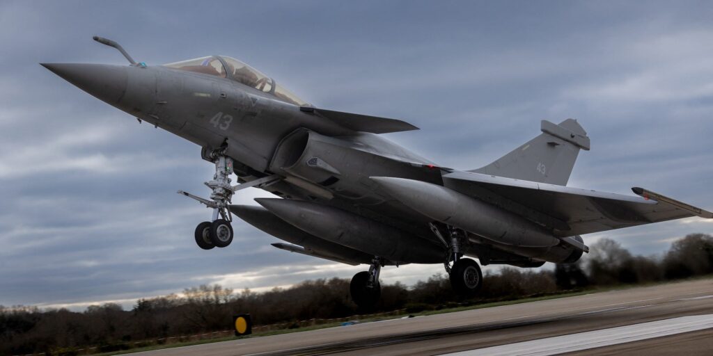 Rafale gevechtsvliegtuig Frankrijk