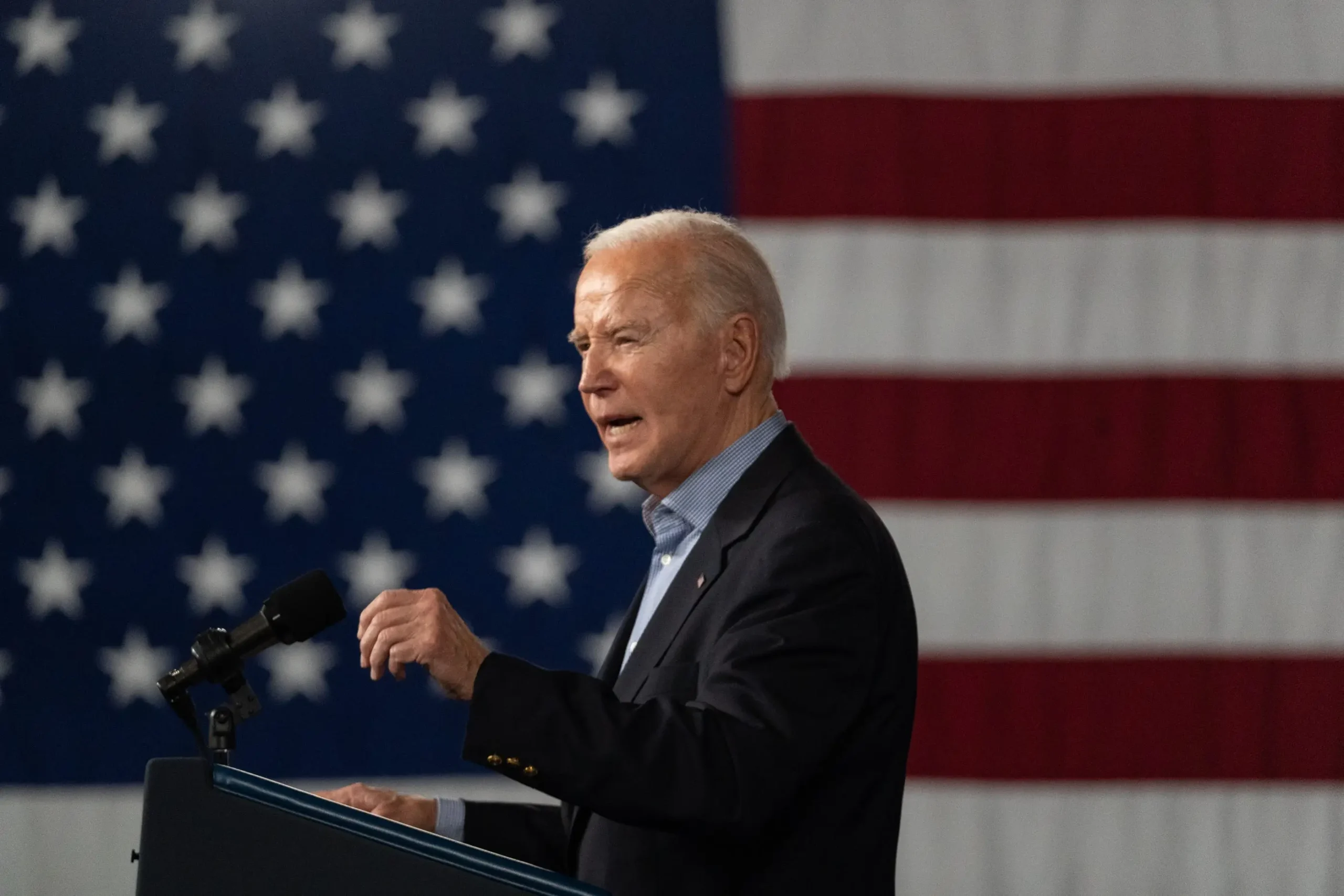 Biden speaks at a campaign event in Atlanta, Ga., on March 9, 2024. 