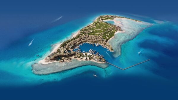 Het luxe-eiland Sindalah wordt ook deel van het Neom-project.