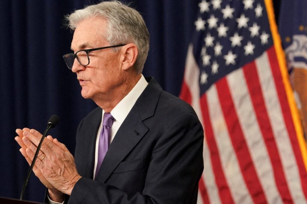 Voorzitter van de Federal Reserve Jerome Powell.