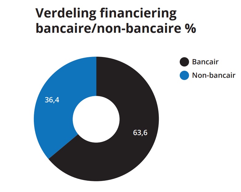 Financiering bij de bank is nog altijd het populairst onder ondernemers.