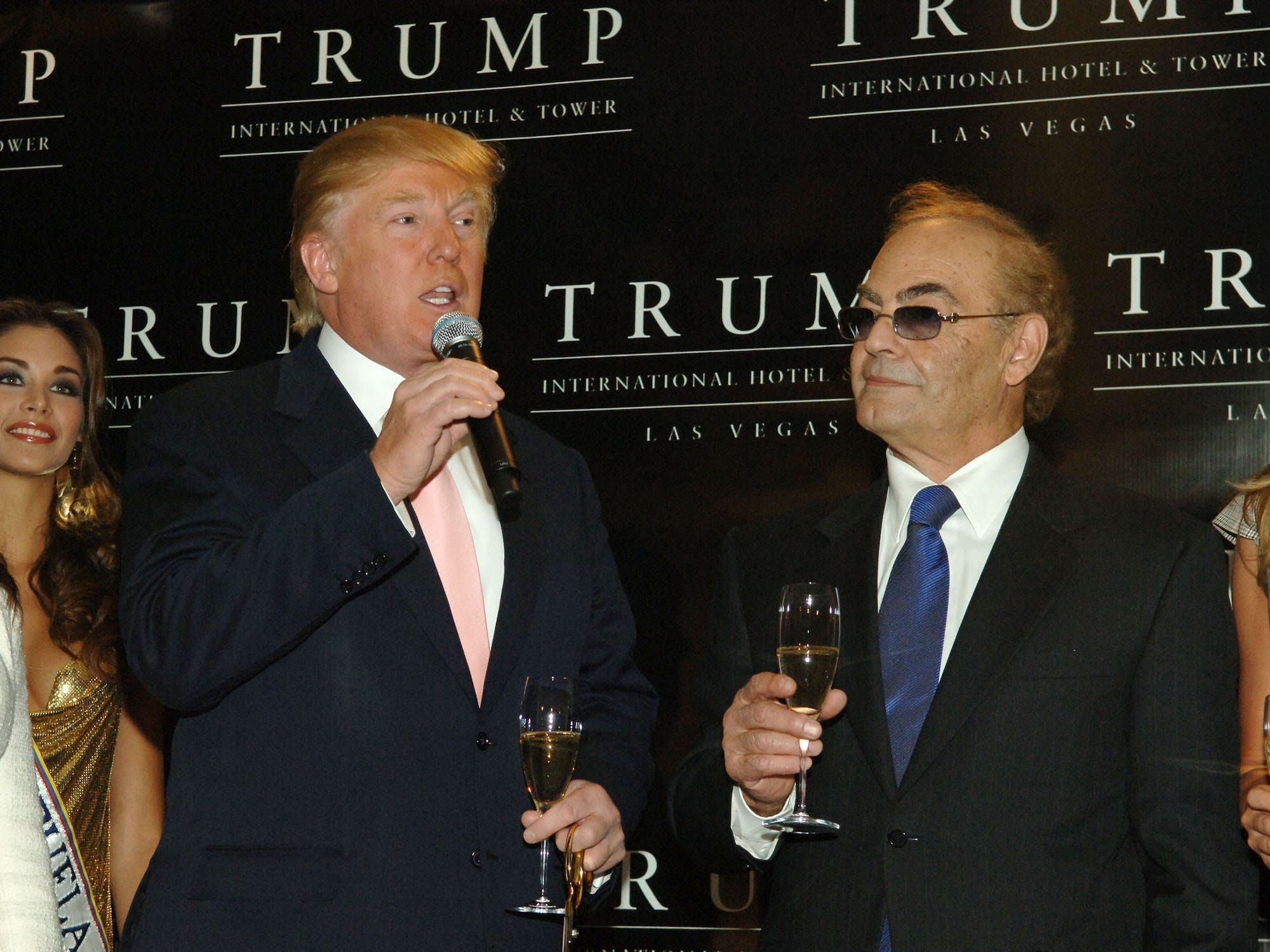 Ruffin with Trump in Las Vegas in 2008.