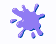 emoji of a purple splatter
