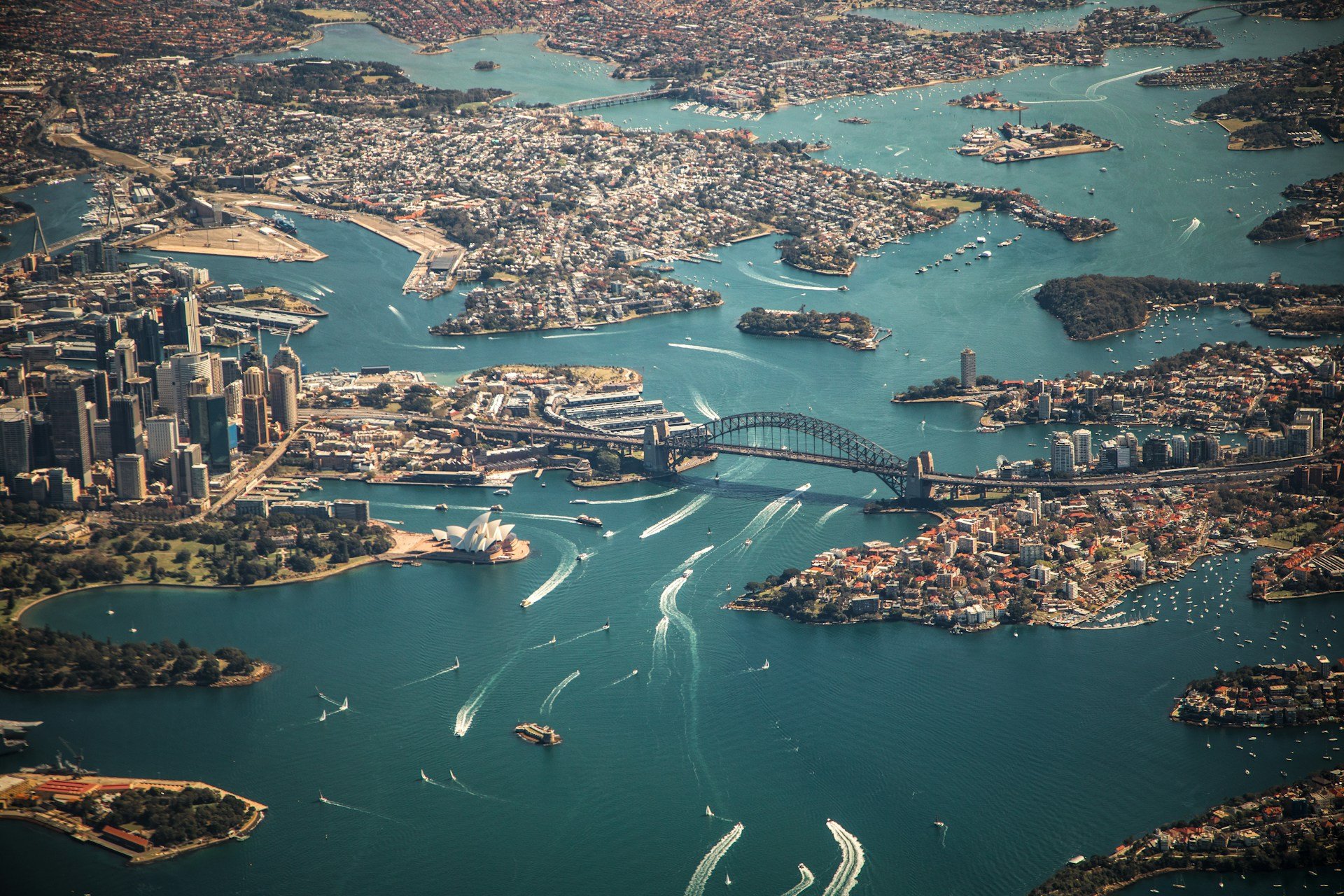 Luchtfoto van Sydney. Foto: Jamie Davies / Unsplash