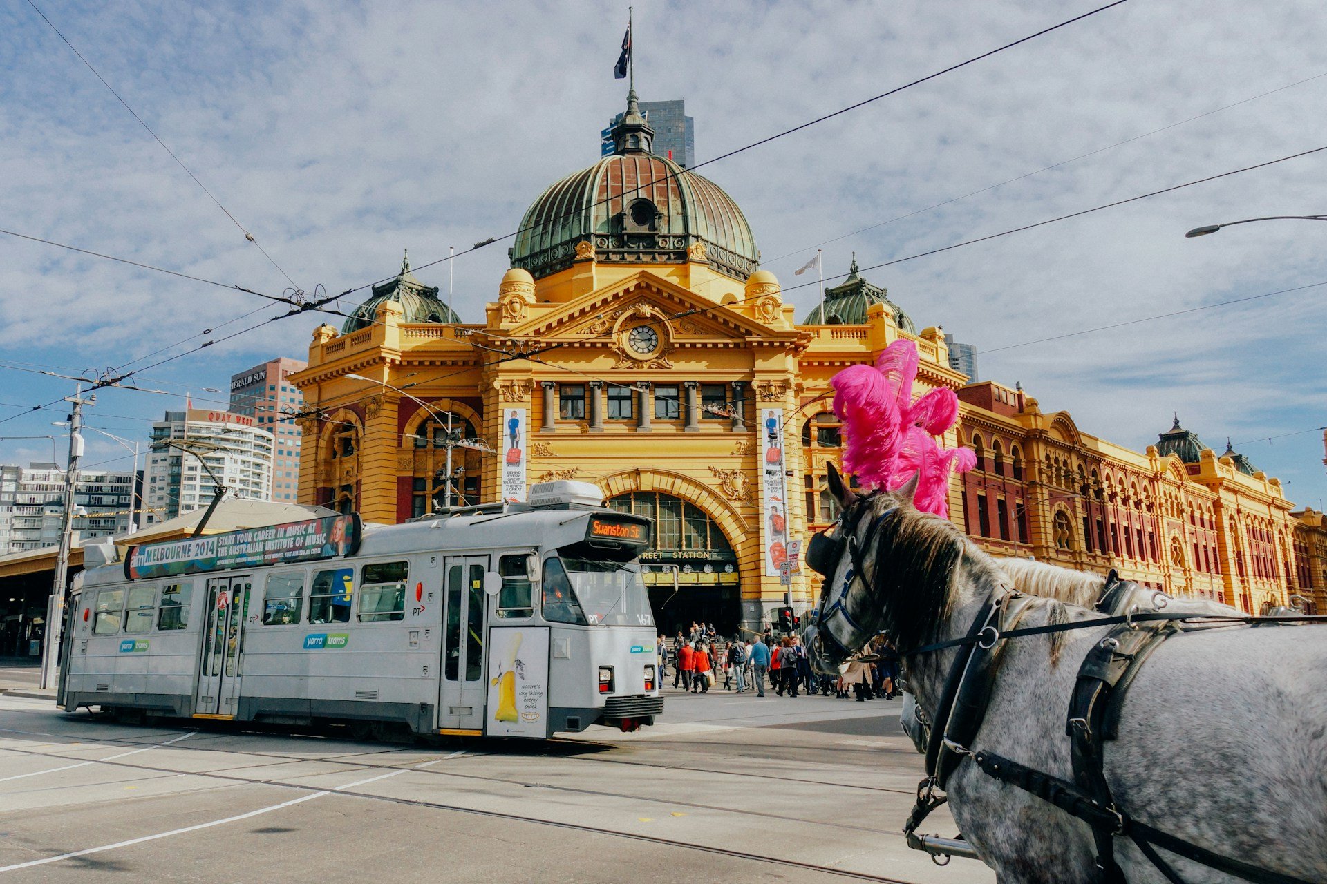 Flinders Street Railway Station in Melbourne. Foto: Weyne Yew / Unsplash