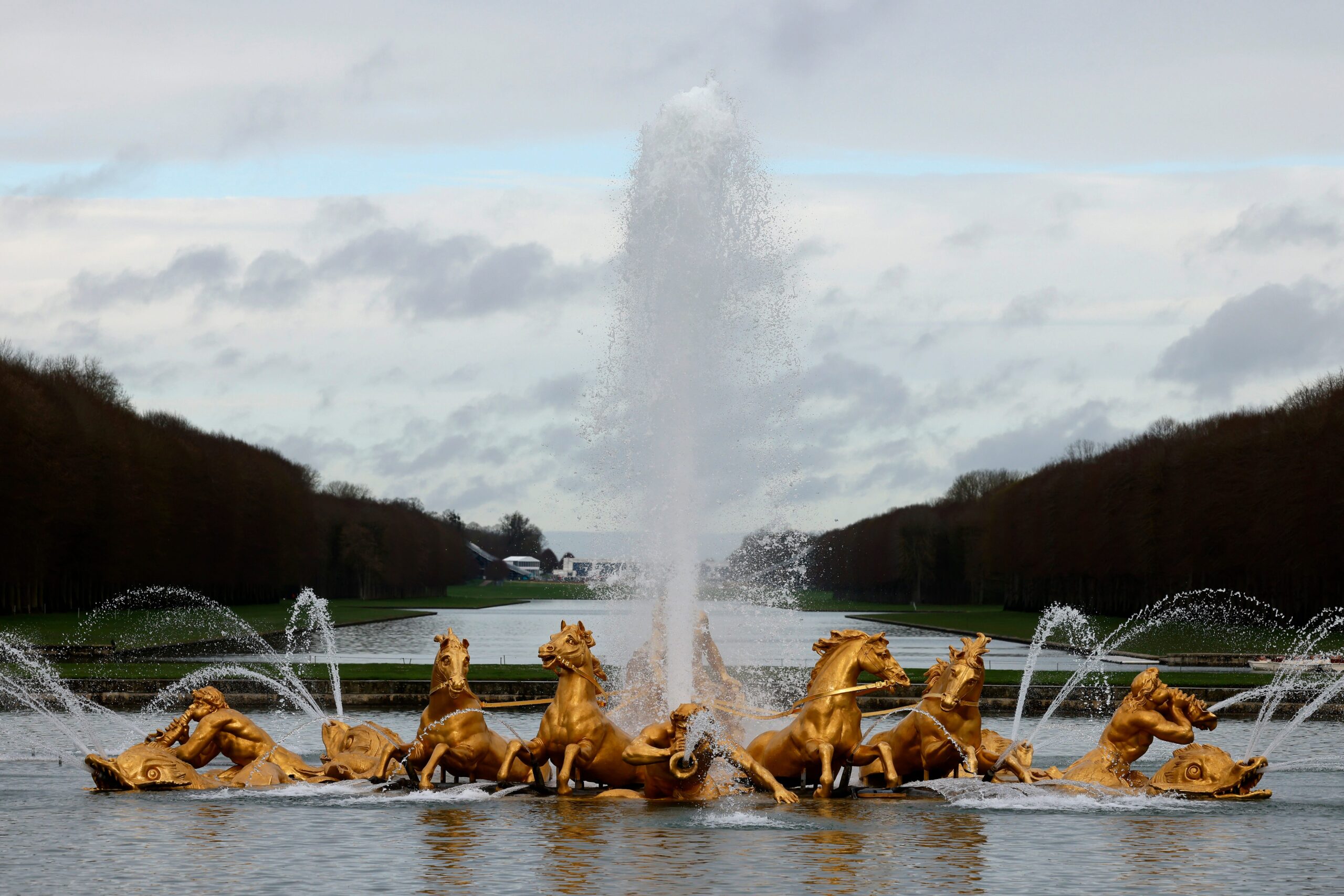 Apollo's Chariot fountain at Chateau de Versailles