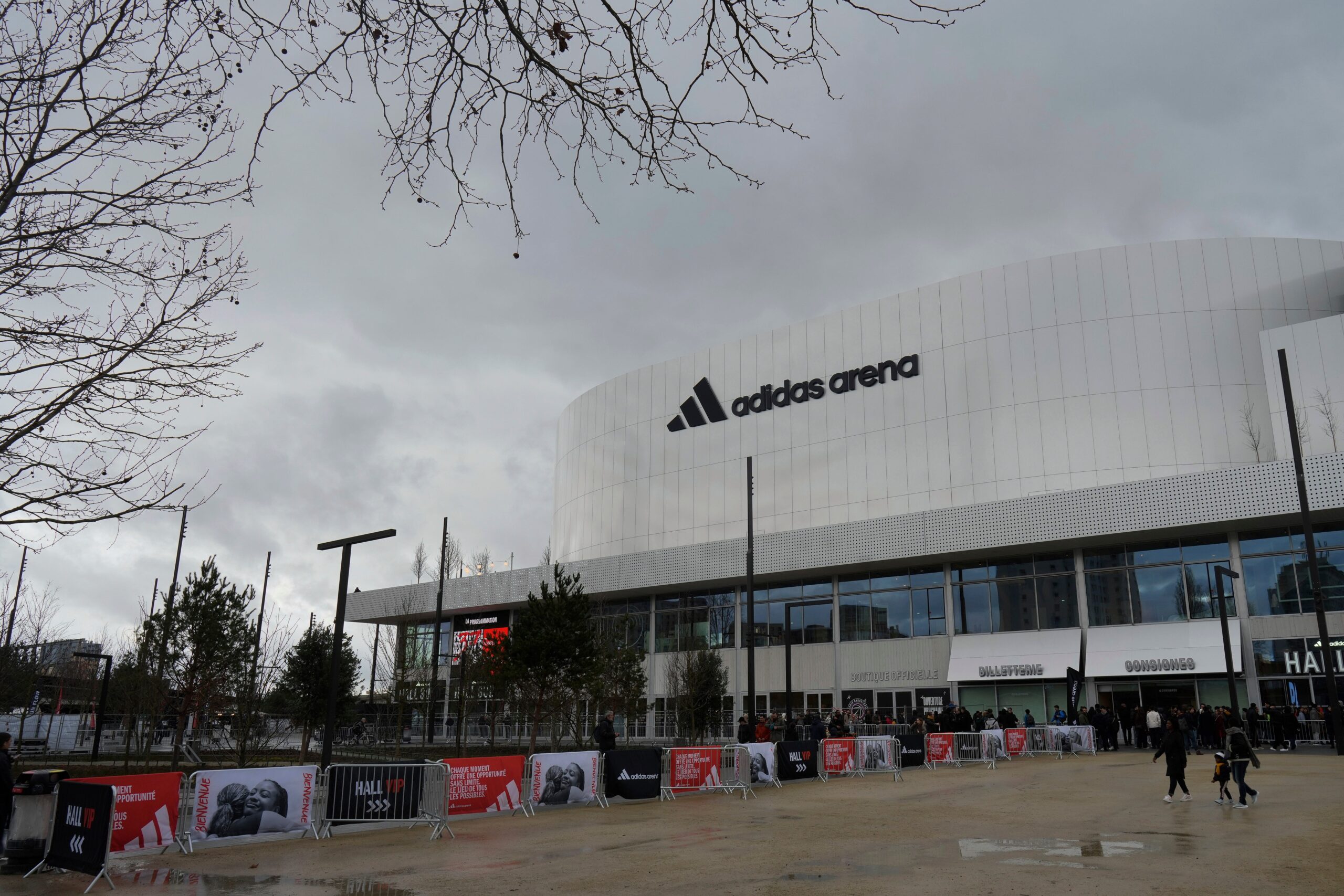 The Adidas Arena in Paris, built for the 2024 Olympics.