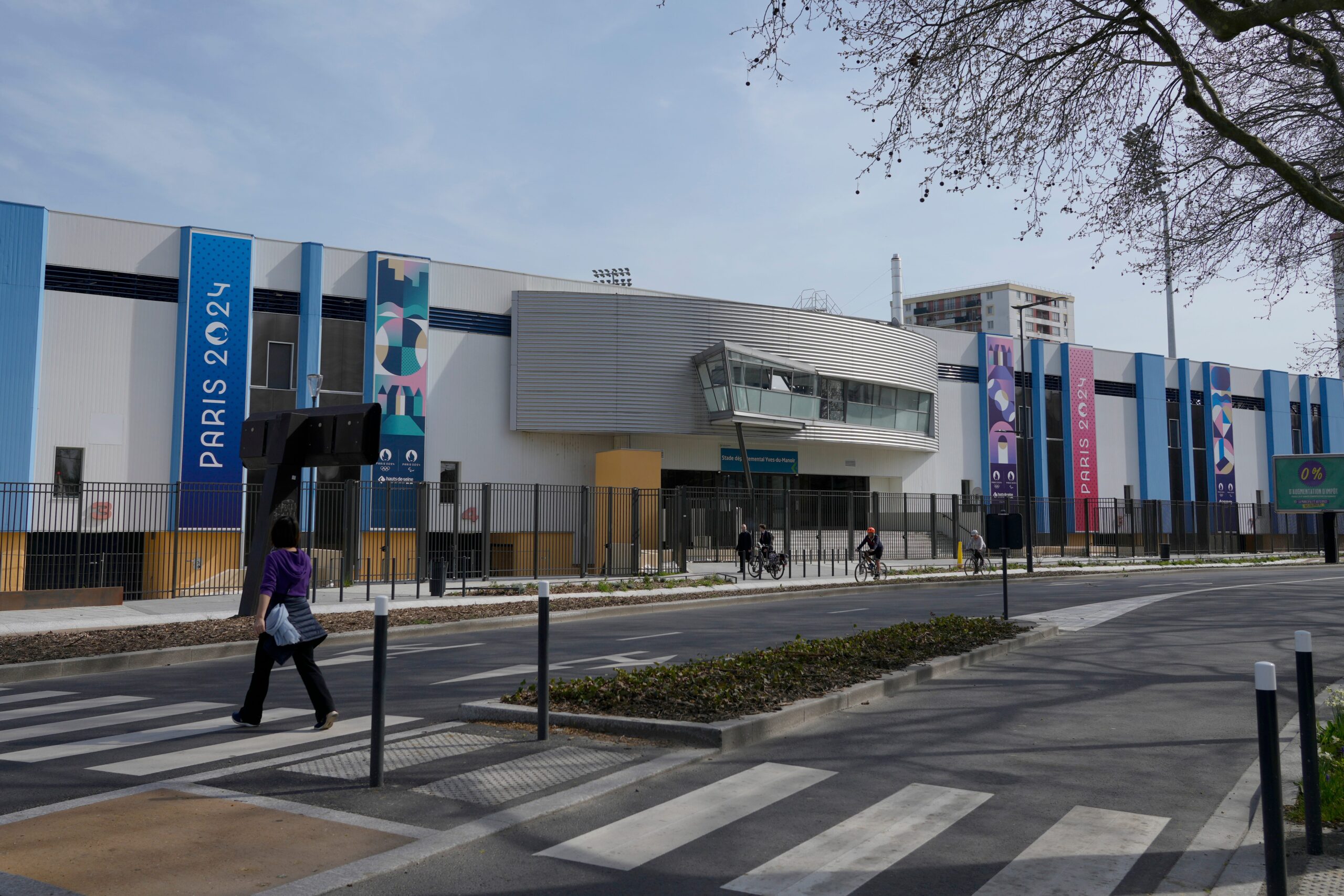 The Yves-du-Manoir stadium in Colombes, France.