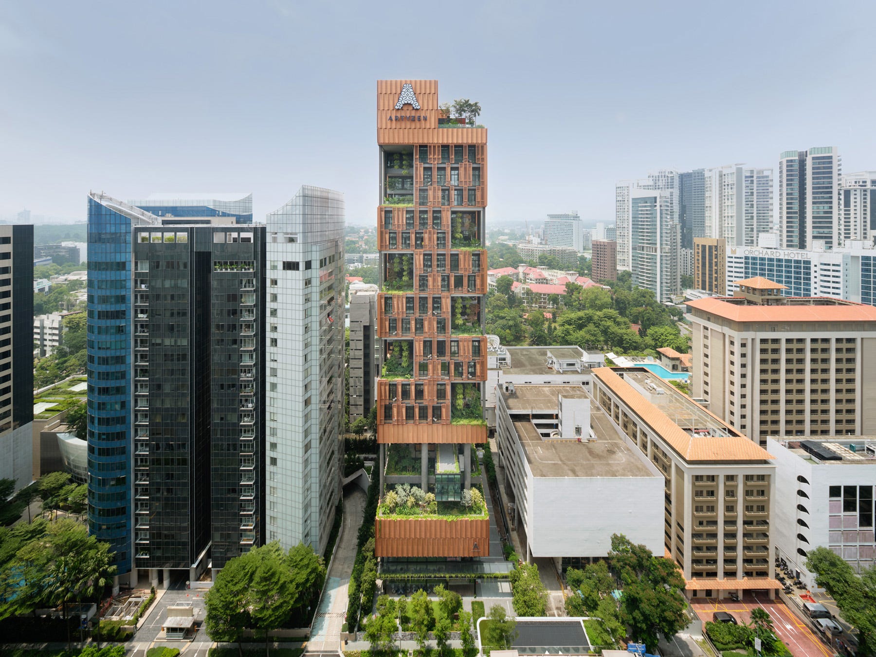 A hotel in Singapore.