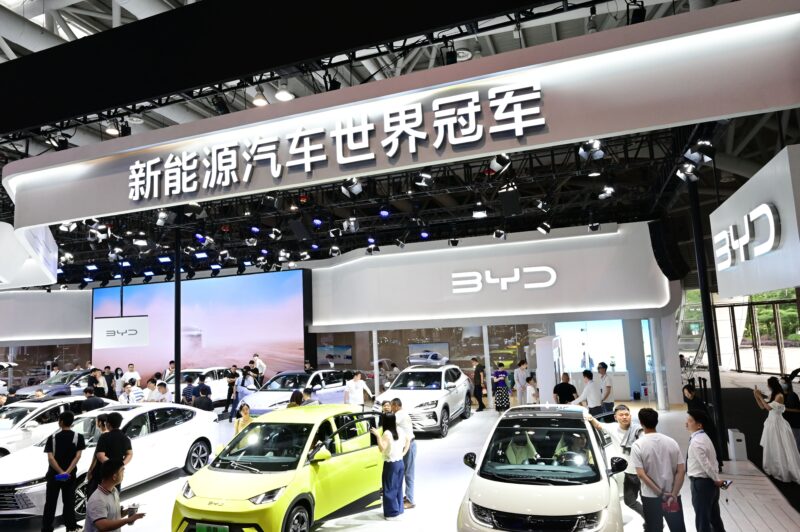 EU import elektrische auto's China hogere heffing