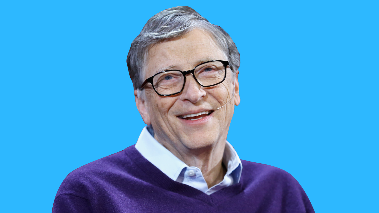 Bill Gates smiling.