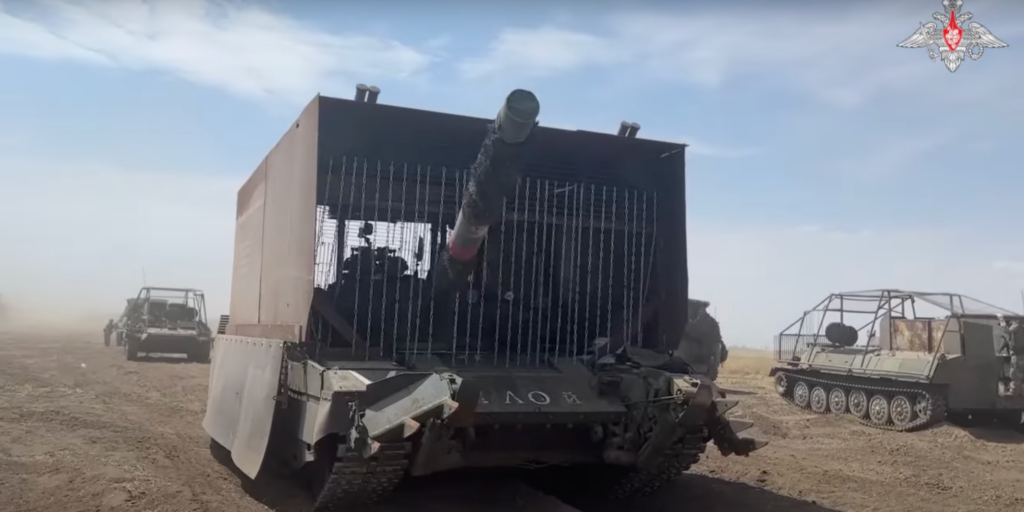 Rusland schildpad-tank oorlog Oekraine