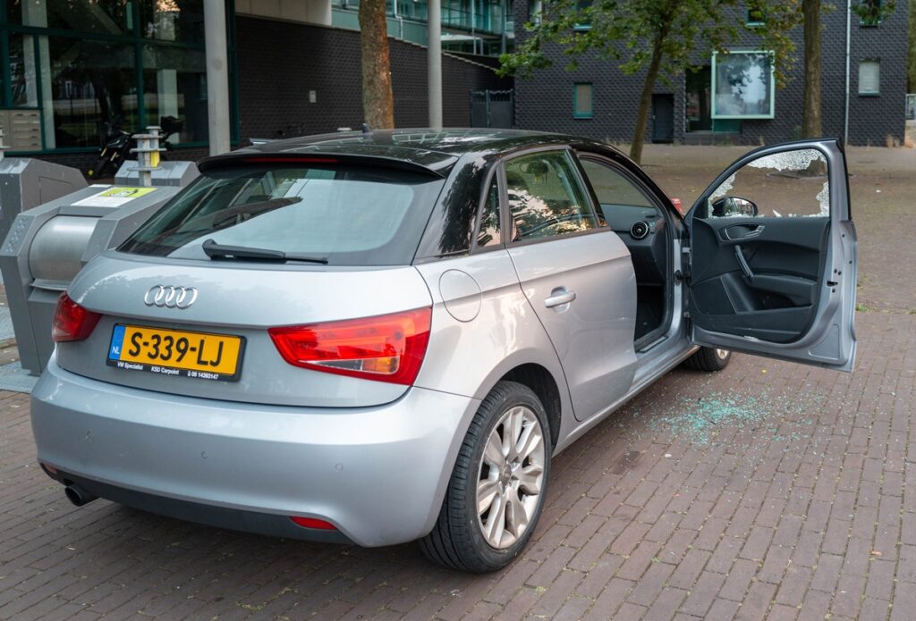 vandalisme van een auto