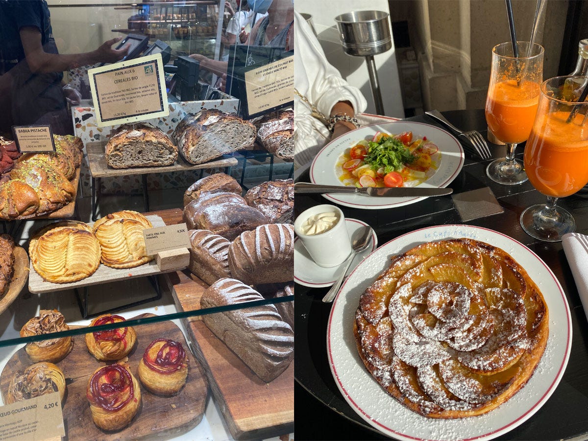 boulangerie on left,gallete on right