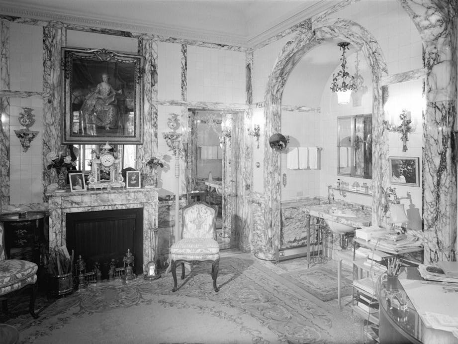 Marjorie Post's dressing room at Mar-a-Lago.