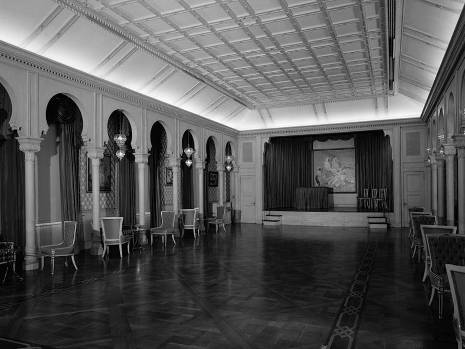 The pavilion at Mar-a-Lago.