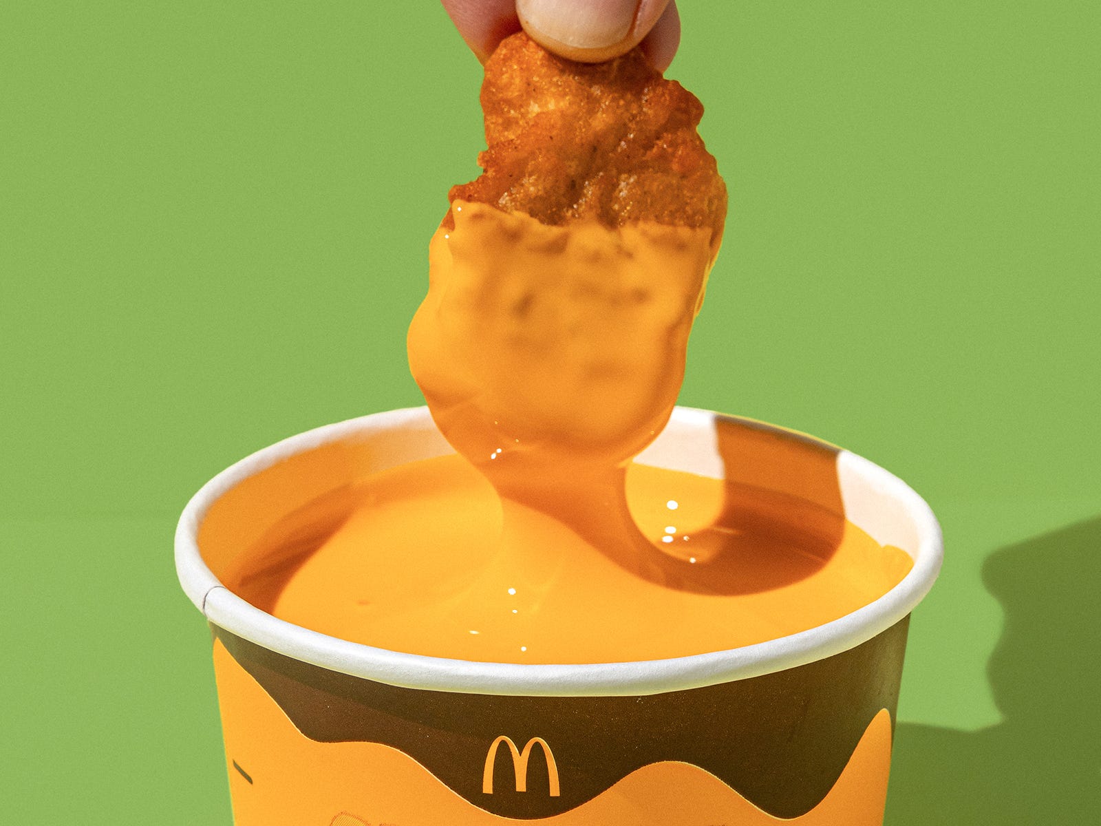 Cheese bowl from McDonald's Brazil.