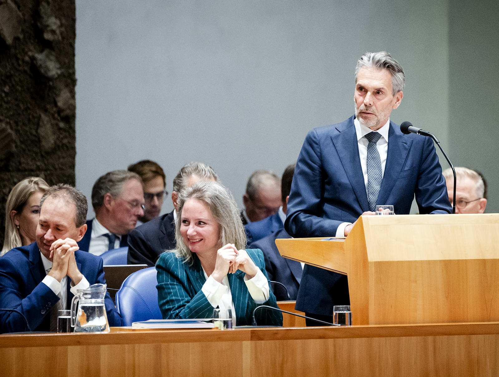 Premier Dick Schoof bij de Algemene Beschouwingen. Foto: ANP