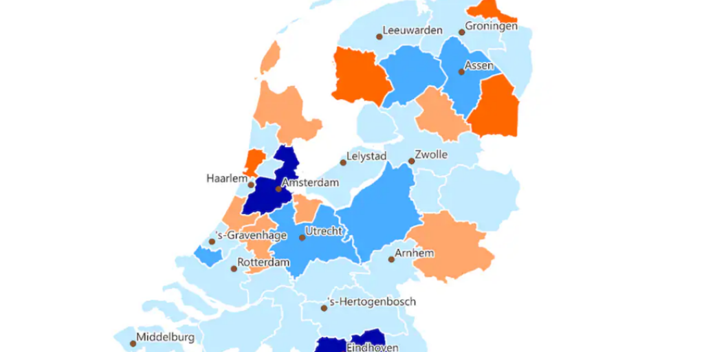 Nederland regionale economische groei