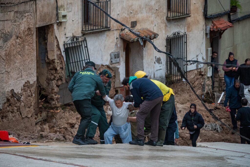 spanje noodweer klimaatverandering