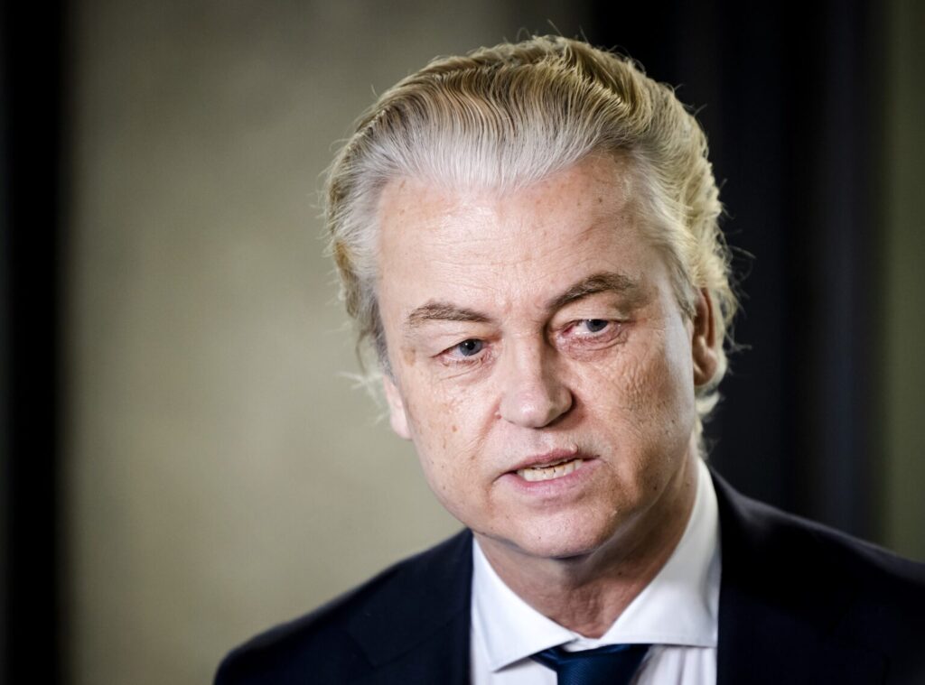 PVV-leider Geert Wilders.