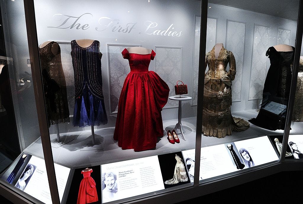 "The First Ladies" exhibit at the National Museum of American History.