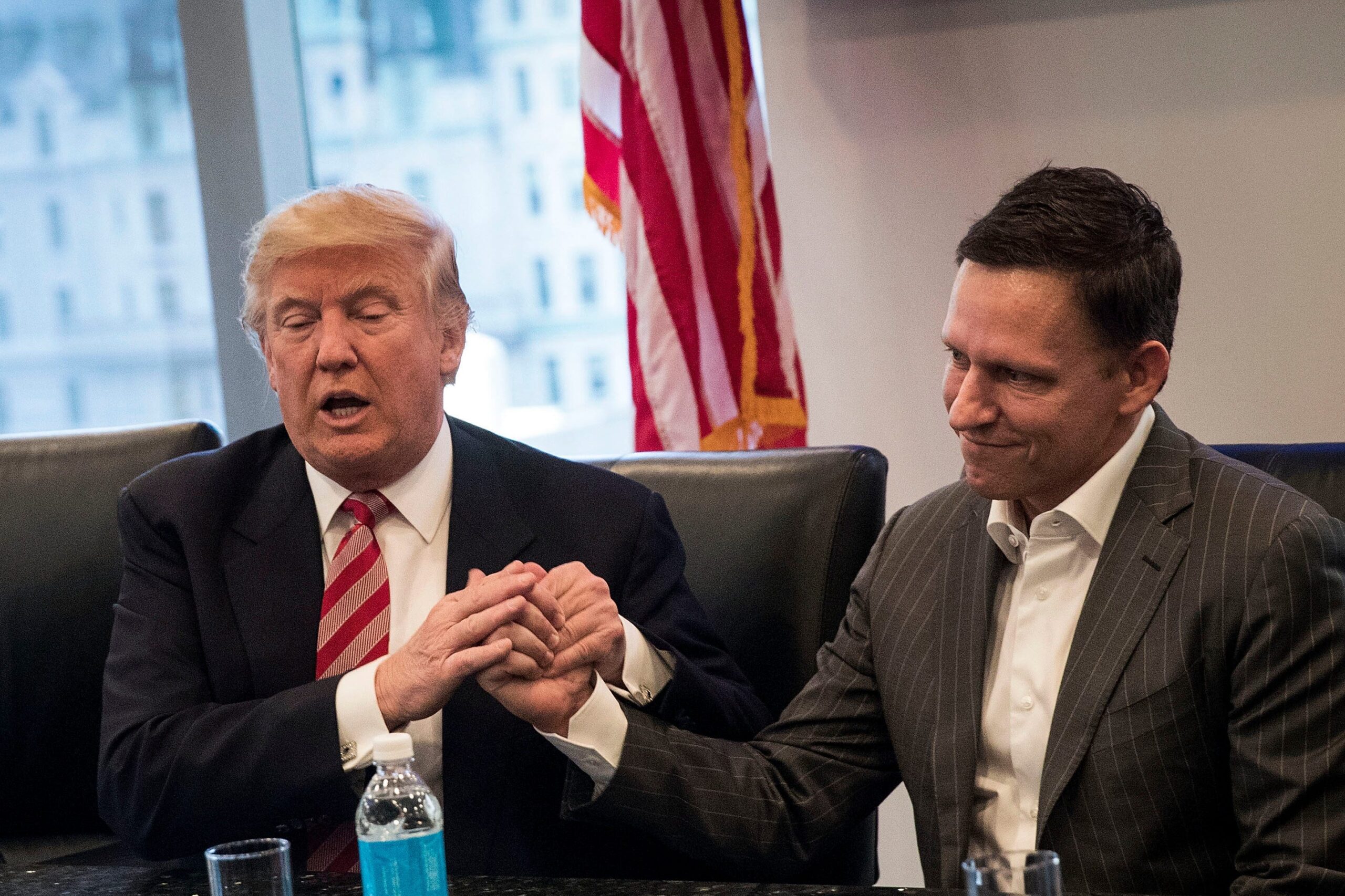 Donald Trump and Peter Thiel