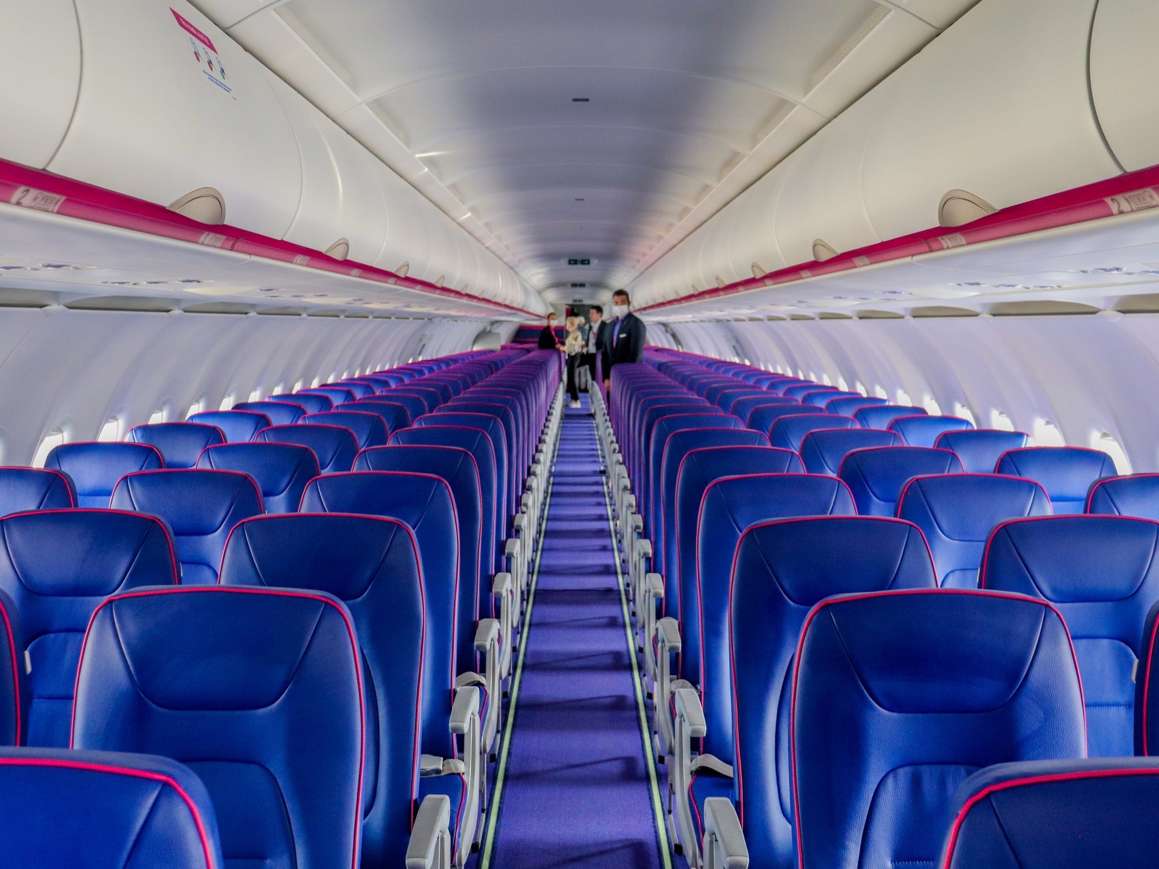 De Airbus A321neo van Wizz Air — luchtvaartshow Dubai 2021