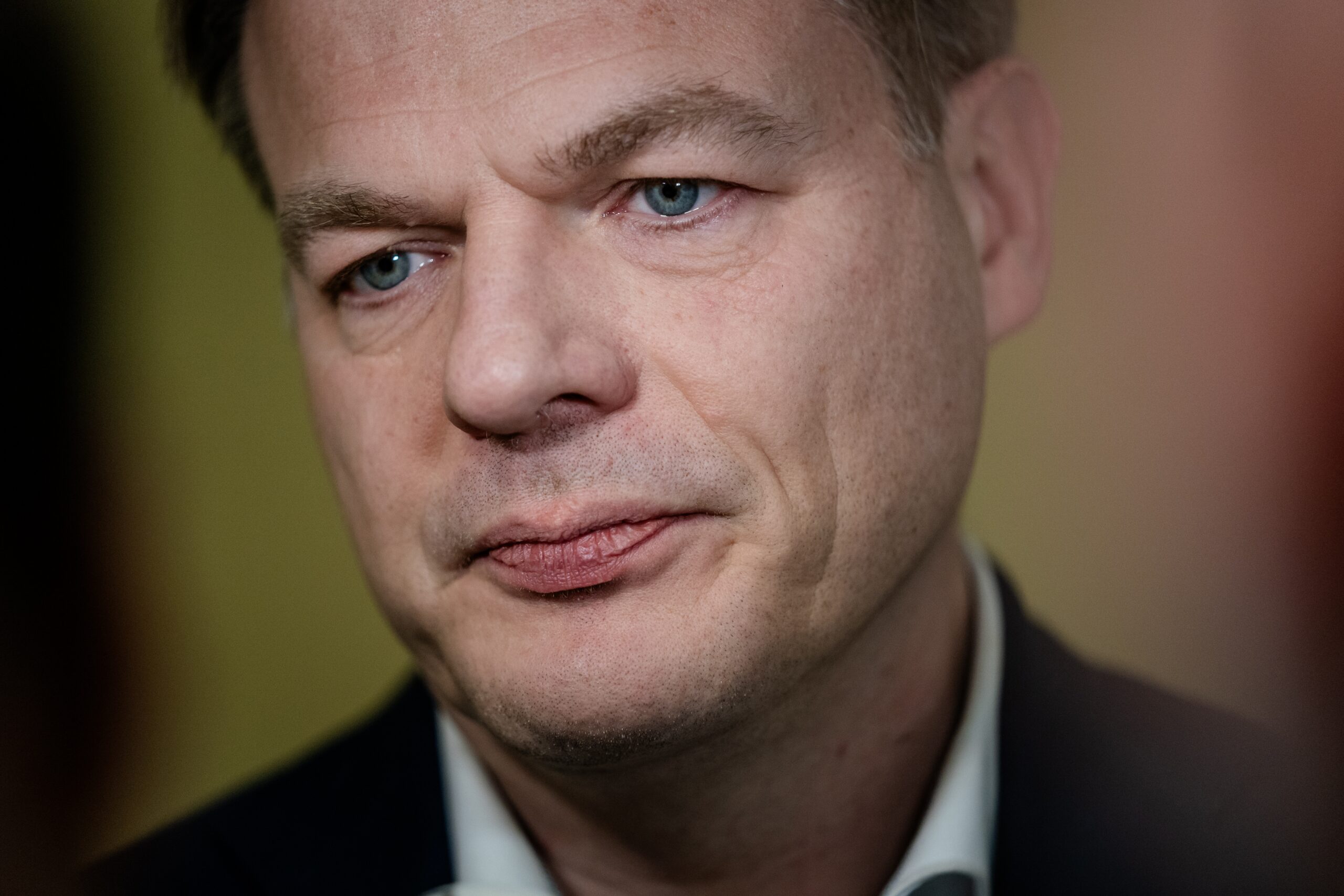 NSC-leider Pieter Omtzigt na afloop van een vragenuurtje in de Tweede Kamer. Foto: ANP/ Hollandse Hoogte / Bart Maat