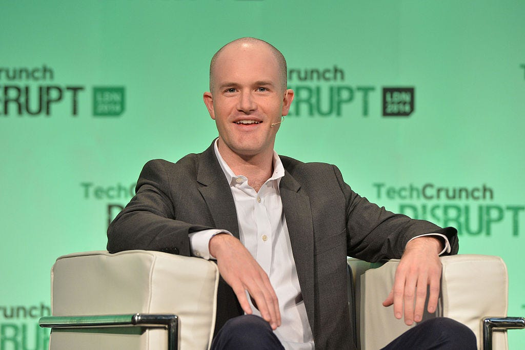 CEO Brian Armstrong van  Coinbase