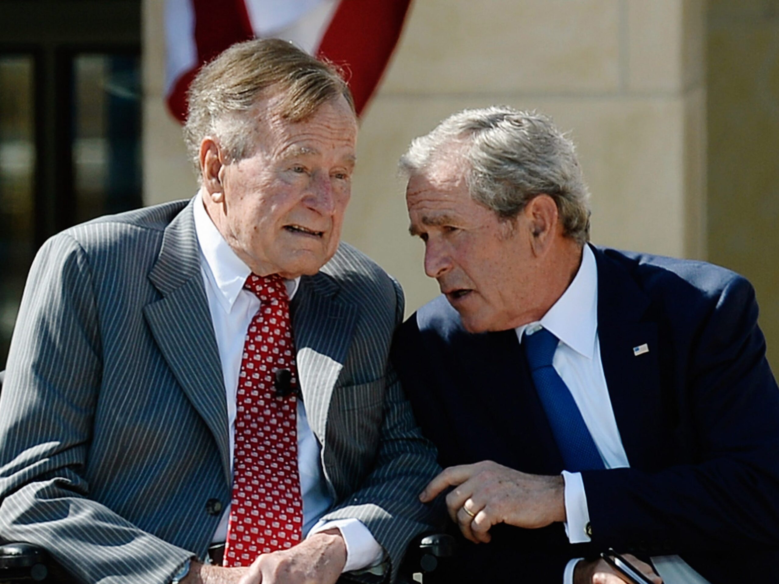 George H.W. Bush and George W. Bush