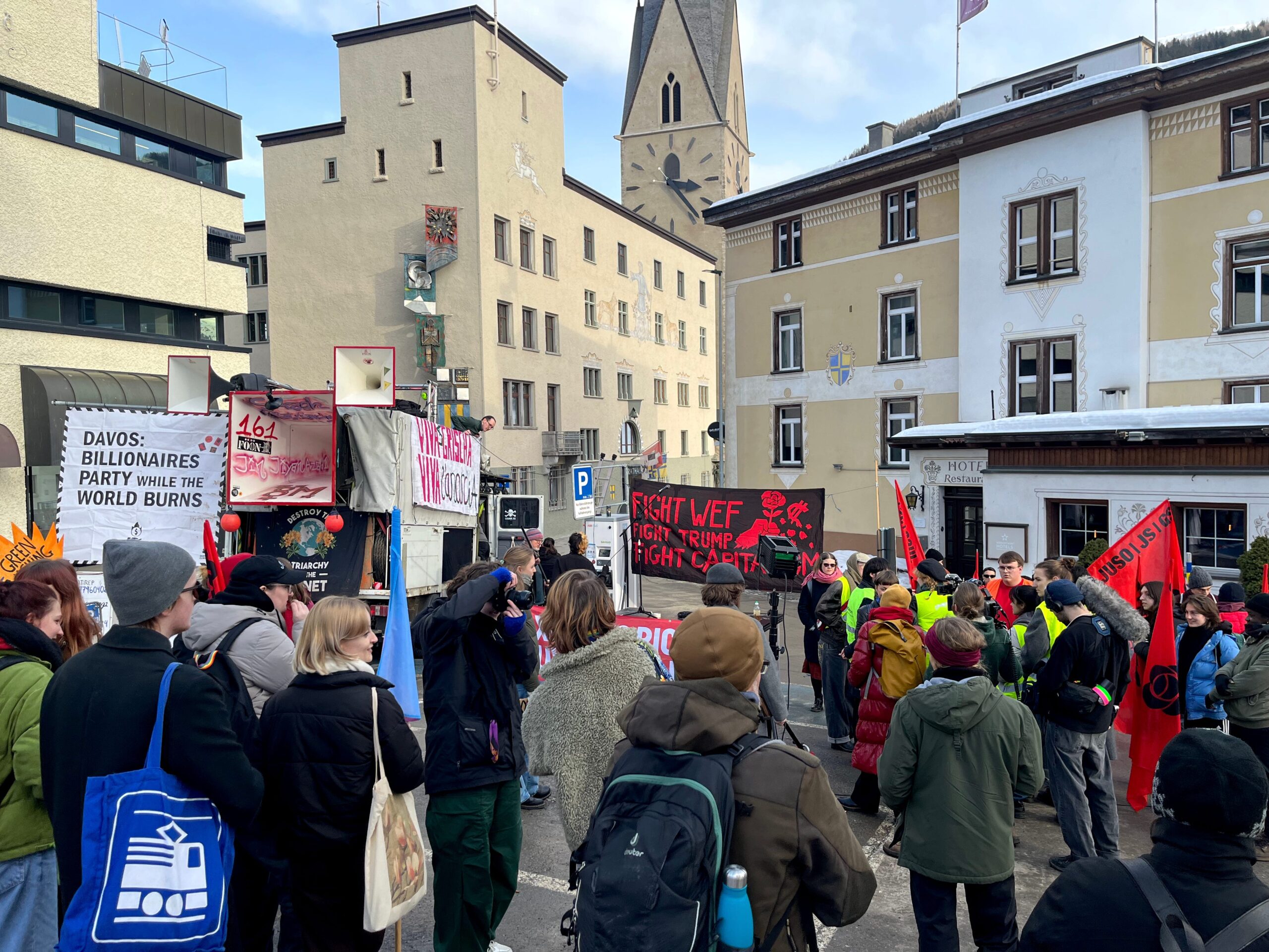 Davos protestors 3