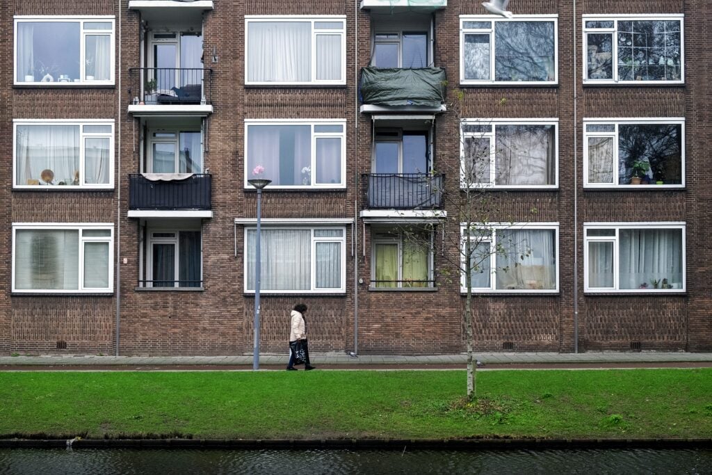 Rotterdam-West/Schiedam. Flatwoningen in de wijk Oud-Mathenesse. Foto: ANP / Hollandse Hoogte / Hans van Rhoon