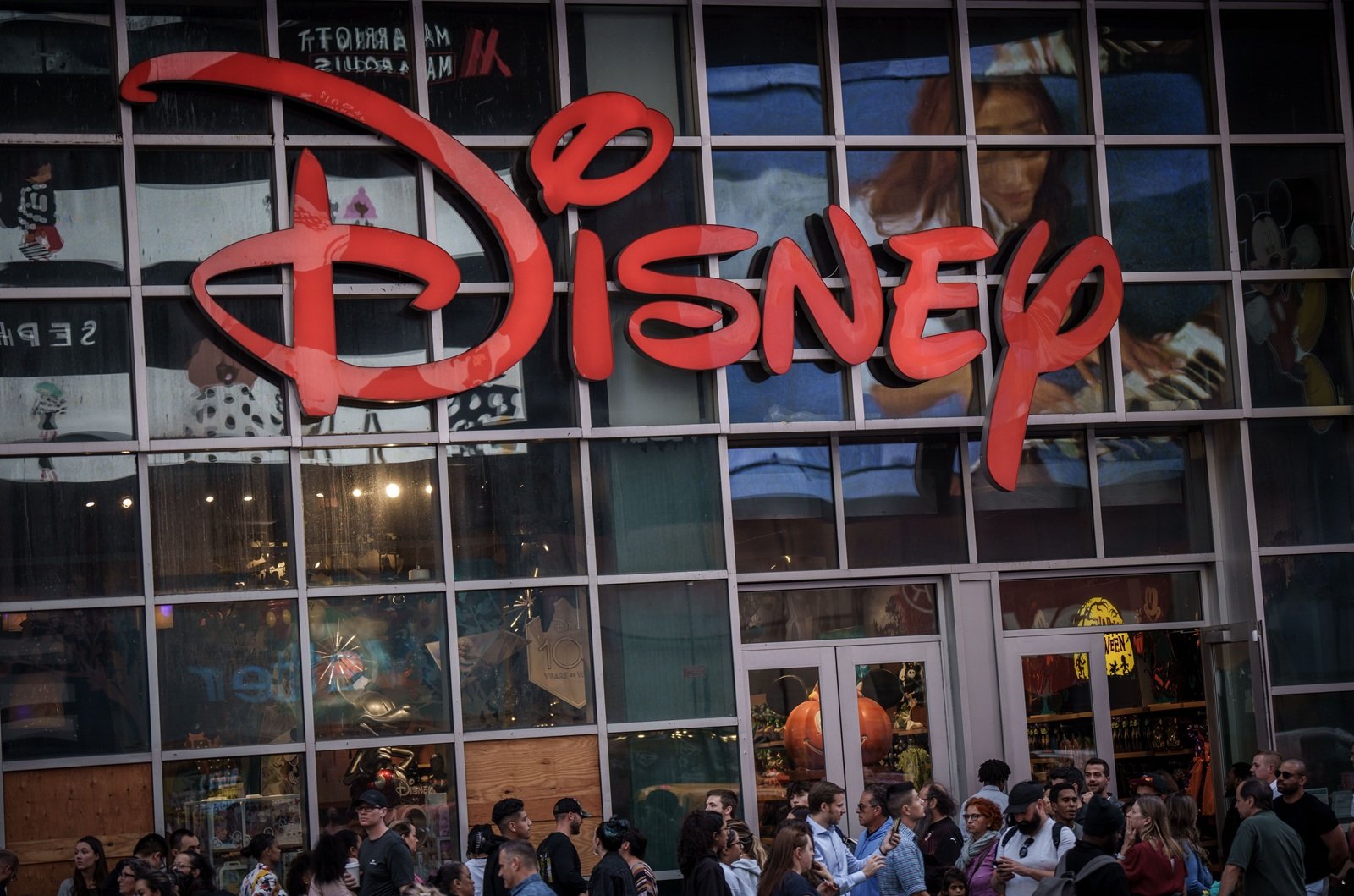 Een winkel van Disney in New York.