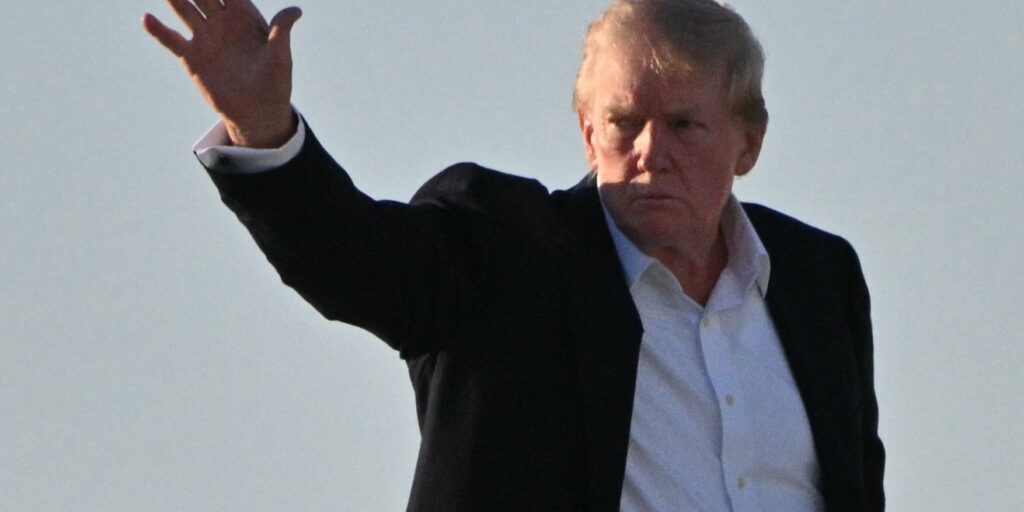 President Donald Trump van de Verenigde Staten.